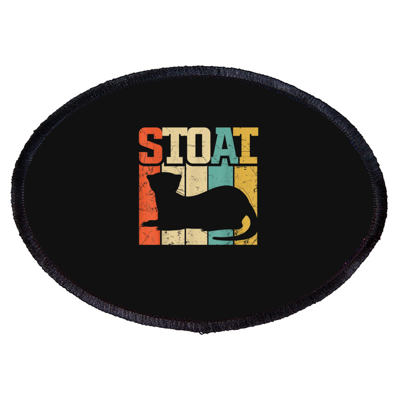 Vintage Stoat Short-tailed Weasel Ermine Oval Patch | Artistshot