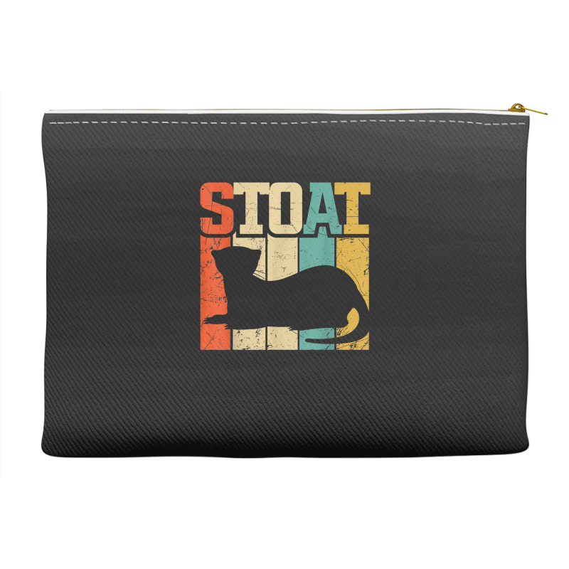 Vintage Stoat Short-tailed Weasel Ermine Accessory Pouches | Artistshot