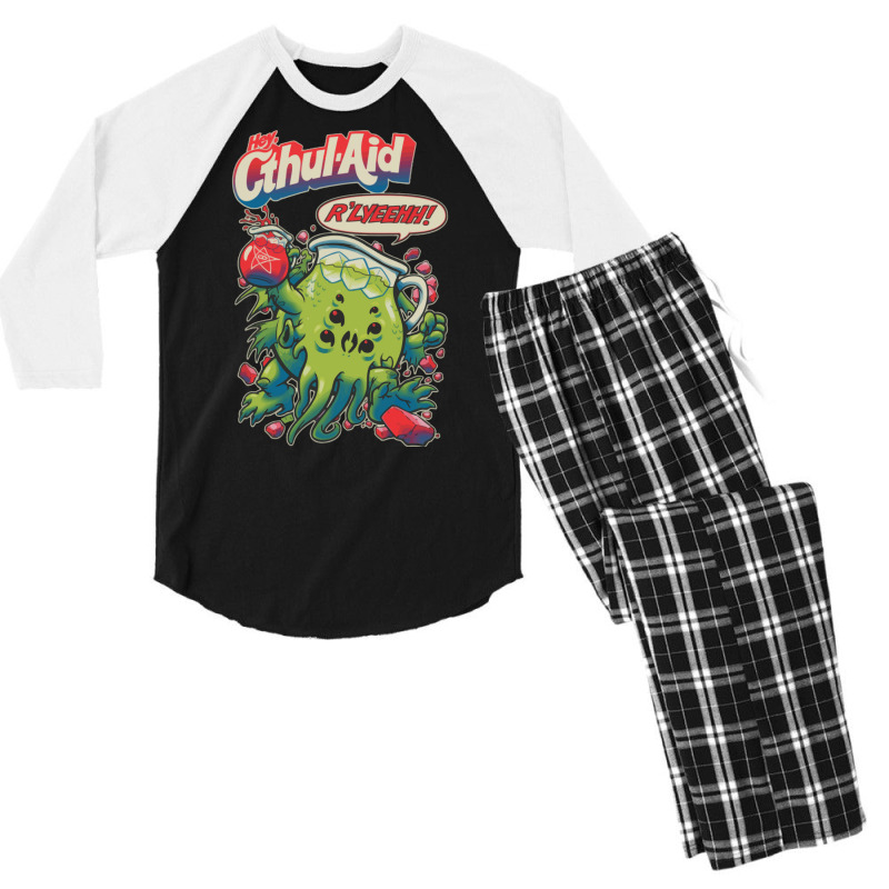 Cthulhu Aid Men's 3/4 Sleeve Pajama Set by febbiefreduar | Artistshot