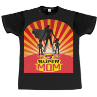 Super Mom Funny Superhero Mother's Day Graphic T-shirt | Artistshot