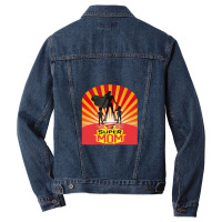 Super Mom Funny Superhero Mother's Day Men Denim Jacket | Artistshot