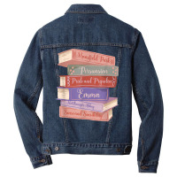 Literacy Austen Novels Romance Books Literary Jane Austen T Shirt Men Denim Jacket | Artistshot