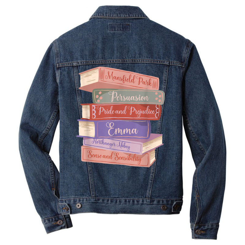 Literacy Austen Novels Romance Books Literary Jane Austen T Shirt Men Denim Jacket by hamlerf | Artistshot