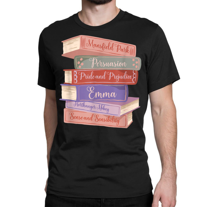 Literacy Austen Novels Romance Books Literary Jane Austen T Shirt Classic T-shirt by hamlerf | Artistshot