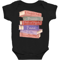 Literacy Austen Novels Romance Books Literary Jane Austen T Shirt Baby Bodysuit | Artistshot