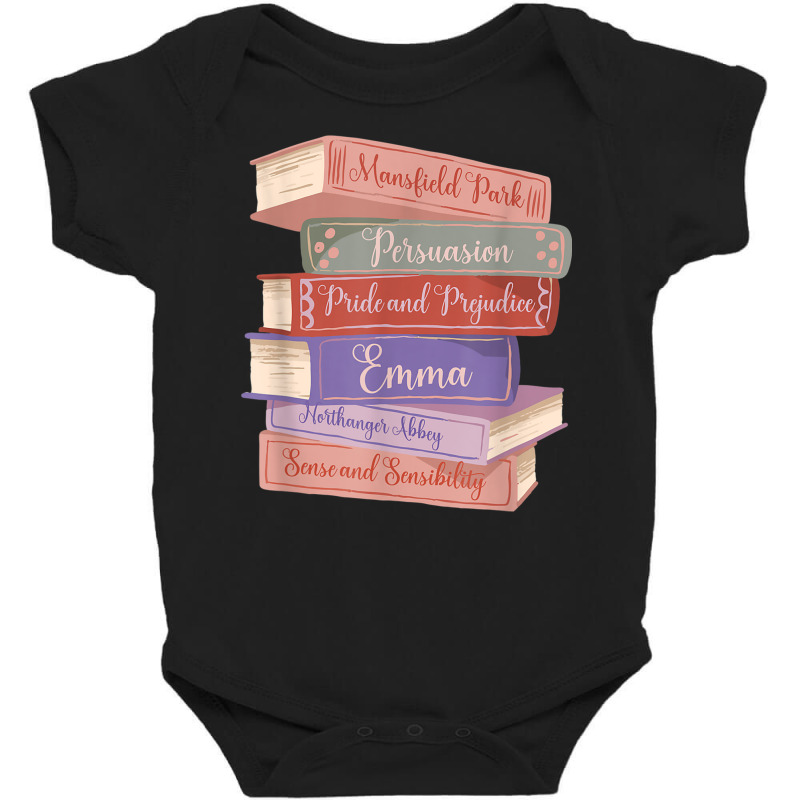 Literacy Austen Novels Romance Books Literary Jane Austen T Shirt Baby Bodysuit by hamlerf | Artistshot