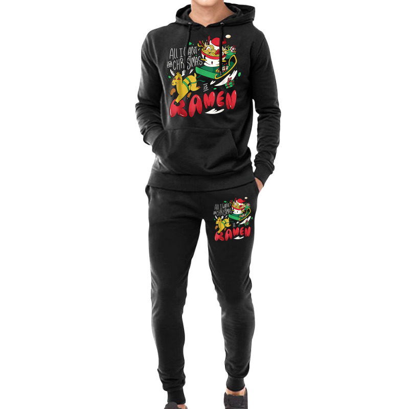 Funny Christmas Ramen All I Want For Christmas Is Ramen Xmas Hoodie & Jogger set by robeijopicar | Artistshot