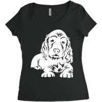 Cocker T  Shirt Cute Cocker Spaniel Gift T  Shirt Women's Triblend Scoop T-shirt | Artistshot