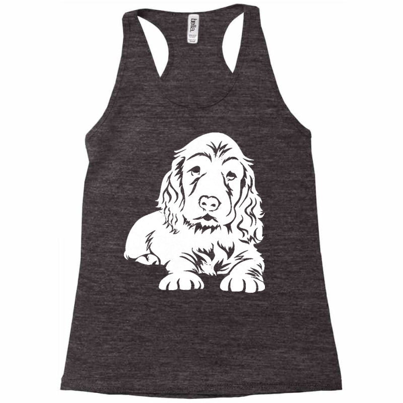 Cocker T  Shirt Cute Cocker Spaniel Gift T  Shirt Racerback Tank by oritchie954 | Artistshot