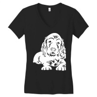 Cocker T  Shirt Cute Cocker Spaniel Gift T  Shirt Women's V-neck T-shirt | Artistshot