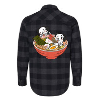 Funny Dalmatian Dog Ramen Flannel Shirt | Artistshot