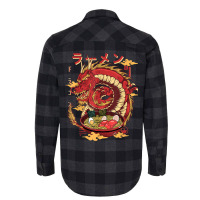 Funny Dragon Ramen, Dragon Japanese, Anime Dragon Ramen Flannel Shirt | Artistshot