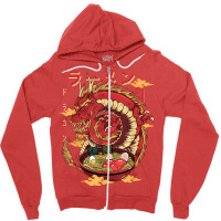 Funny Dragon Ramen, Dragon Japanese, Anime Dragon Ramen Zipper Hoodie | Artistshot