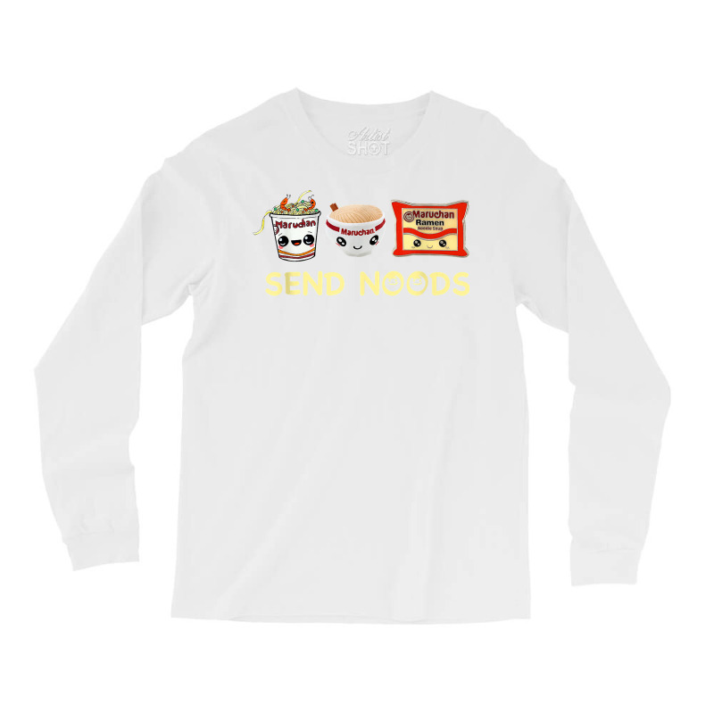 Funny Food Ramen Noodle Japanese Send Noods Bowl Chopsticks Long Sleeve Shirts by robeijopicar | Artistshot