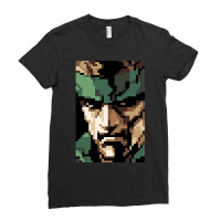 Solid Snake Ladies Fitted T-shirt | Artistshot