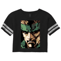 Solid Snake Scorecard Crop Tee | Artistshot