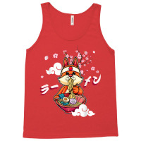 Funny Fox Eating Ramen Cute Japanese Vixen Noodles Tank Top | Artistshot