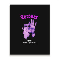 Coroner  Mental Vortex 1 Metal Print Vertical | Artistshot