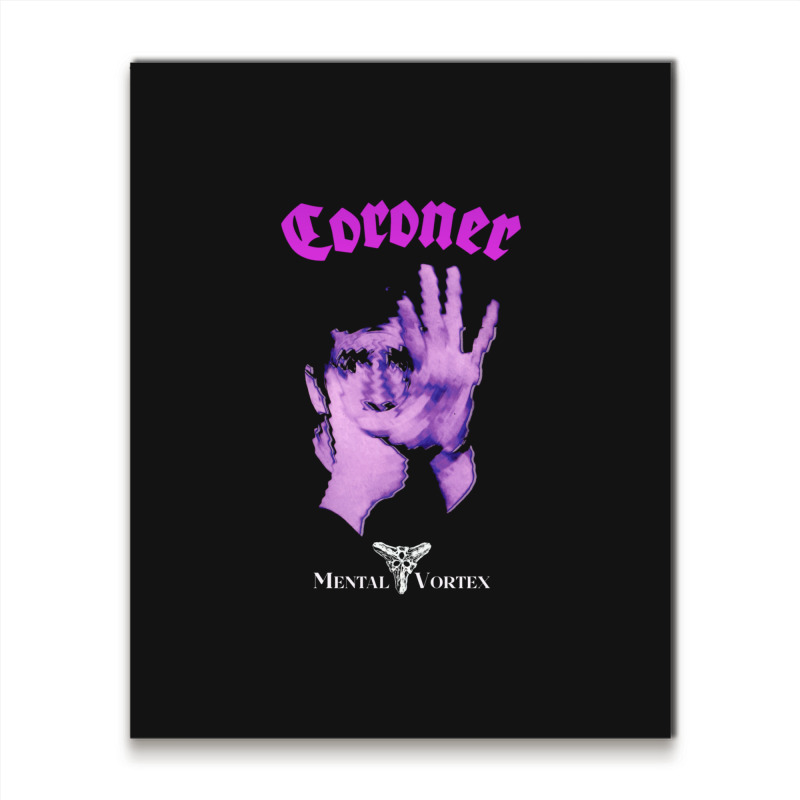 Coroner  Mental Vortex 1 Metal Print Vertical | Artistshot