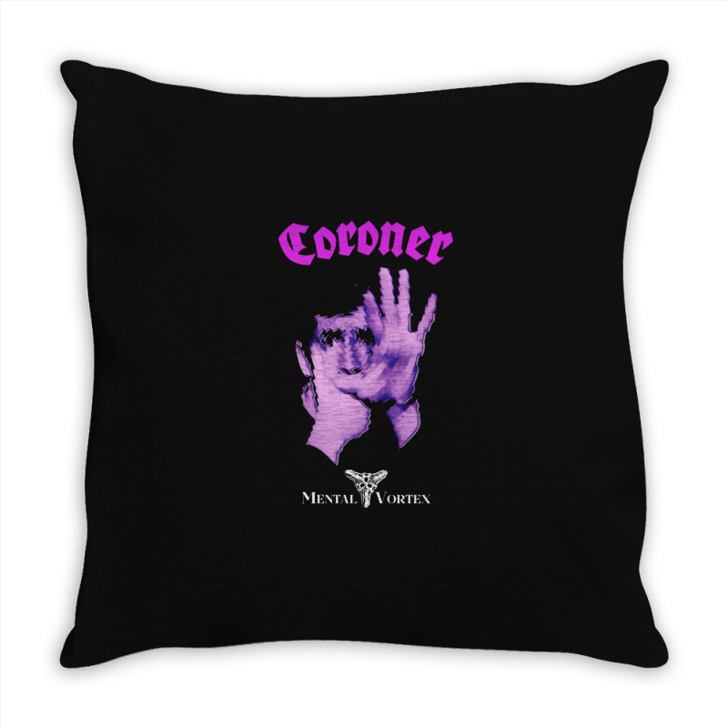 Coroner  Mental Vortex 1 Throw Pillow | Artistshot