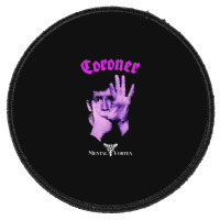 Coroner  Mental Vortex 1 Round Patch | Artistshot