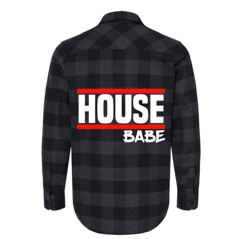 House Music House Party House Babe Premium Scoop Flannel Shirt | Artistshot