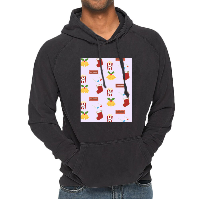 I Just Wanna Watch Christmas Movies Pattern Lazy Graphic Vintage Hoodie by WeisenbadennisAlan | Artistshot