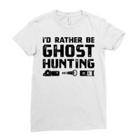 Funny Ghost Investigator  Paranormal Hunt Tee Apparel Ladies Fitted T-shirt | Artistshot