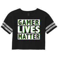 Gamer Lives Matter Video Game Player Console Gamer Streamer T Shirt 14 Scorecard Crop Tee | Artistshot