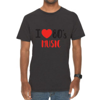 I Love 80's Music Classic Vintage T-shirt | Artistshot