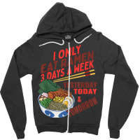 Funny Japanese Food Instant Soups Ramen Bowl Lover Zipper Hoodie | Artistshot