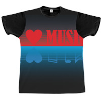 I Love Music Essential Graphic T-shirt | Artistshot