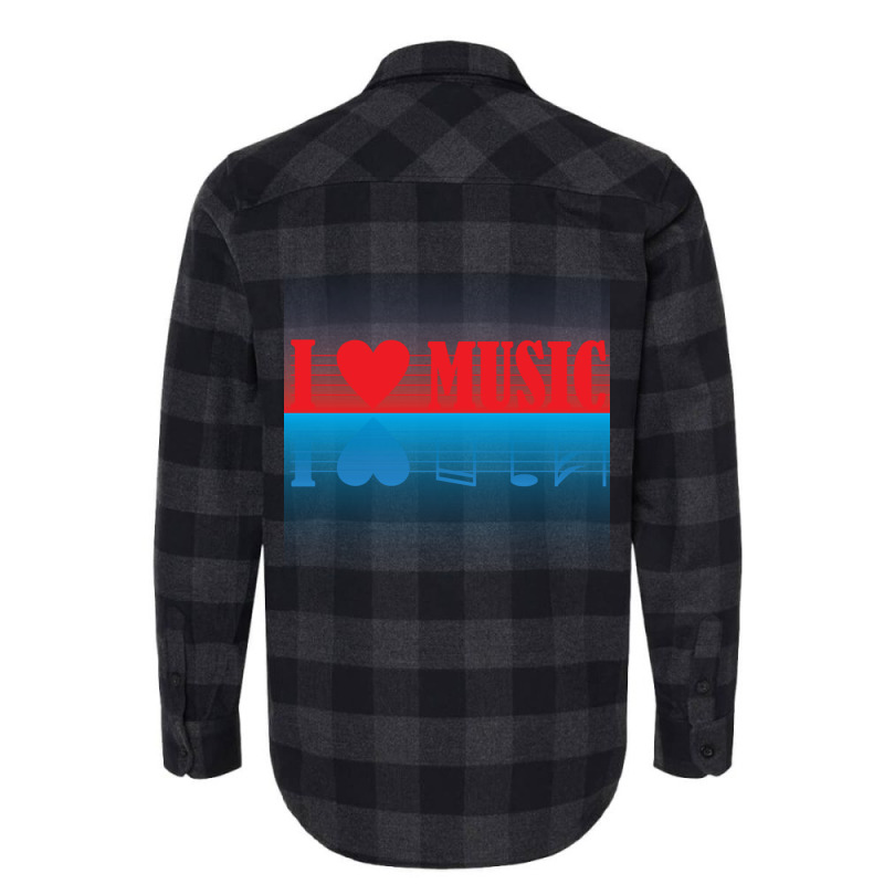 I Love Music Essential Flannel Shirt | Artistshot