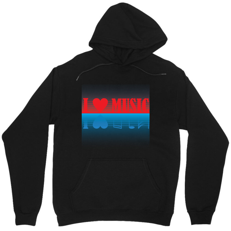 I Love Music Essential Unisex Hoodie | Artistshot