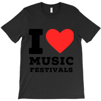 I Love Music Festival Classic T-shirt | Artistshot