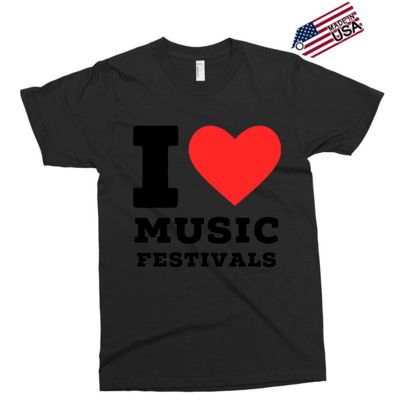 I Love Music Festival Classic Exclusive T-shirt | Artistshot