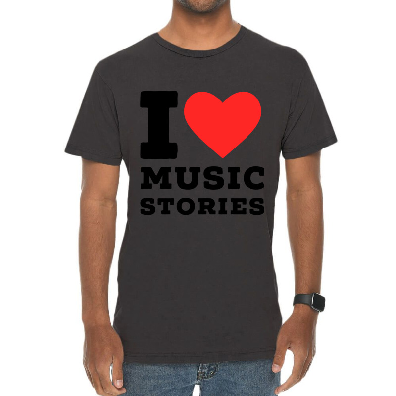 I Love Music Stories Classic Vintage T-shirt | Artistshot