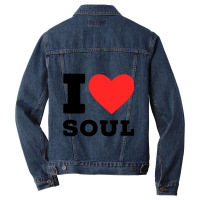 I Love Soul Music Classic Men Denim Jacket | Artistshot