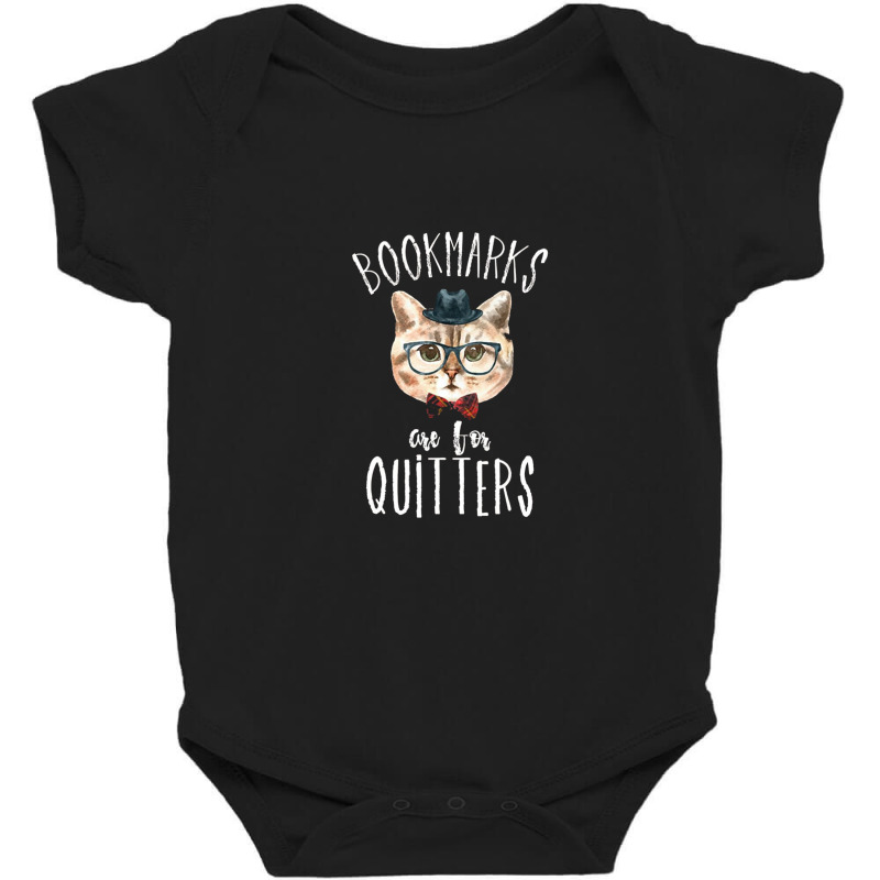 Bookmarks Are For Quitters T Shirt Baby Bodysuit by hoainv | Artistshot