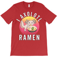 Funny Kawaii Axolotl Anime Japanese Ramen Noodles Kids T-shirt | Artistshot