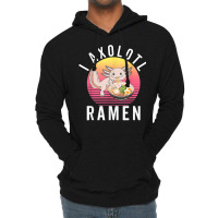 Funny Kawaii Axolotl Anime Japanese Ramen Noodles Kids Lightweight Hoodie | Artistshot