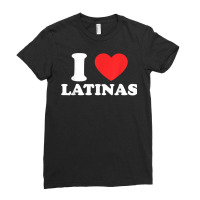 Mens I Love I Heart Latinas Tshirt Funny Red Heart Love Latina T Shirt Ladies Fitted T-shirt | Artistshot