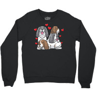 English Springer Spaniel T  Shirt English Springer Spaniel Dog Heart M Crewneck Sweatshirt | Artistshot