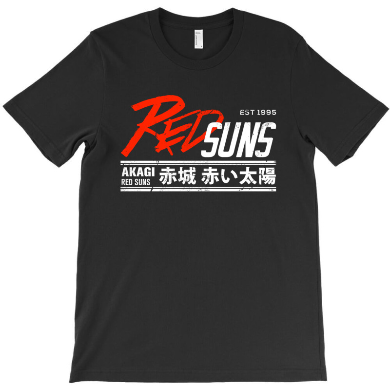 Initial D Redsuns Tee (white) T-Shirt by NANCYLTICKLE-SUMMERS | Artistshot