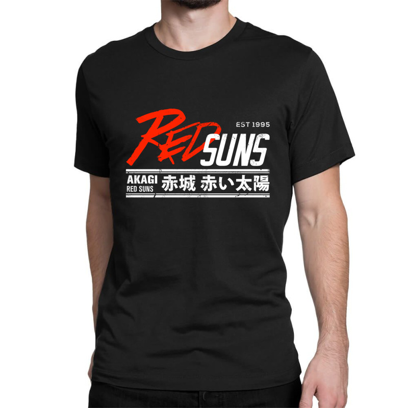 Initial D Redsuns Tee (white) Classic T-shirt by NANCYLTICKLE-SUMMERS | Artistshot