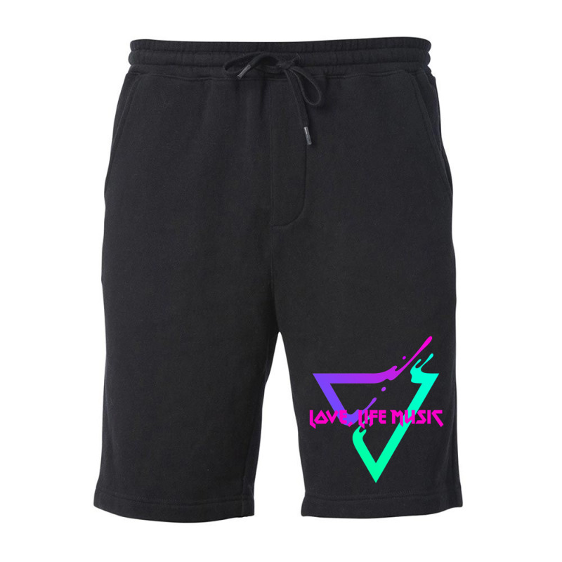 Love, Life Music  Design Classic Fleece Short | Artistshot