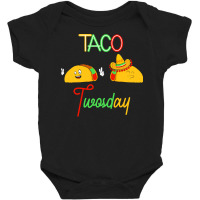 Food Lovers T  Shirt Taco Time Baby Bodysuit | Artistshot