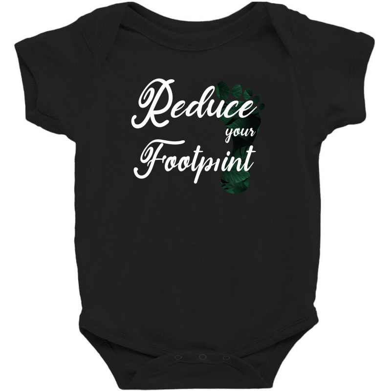 Climate Change Reduce Your Carbon Footprint Gift Baby Bodysuit | Artistshot