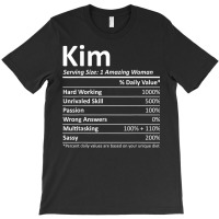 Kim Nutrition Personalized Name Funny Christmas Gift Idea T Shirt T-shirt | Artistshot