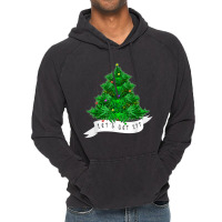 Let's Get Lit Weed X Mas Tree Gift Marijuana Christmas T Shirt Vintage Hoodie | Artistshot